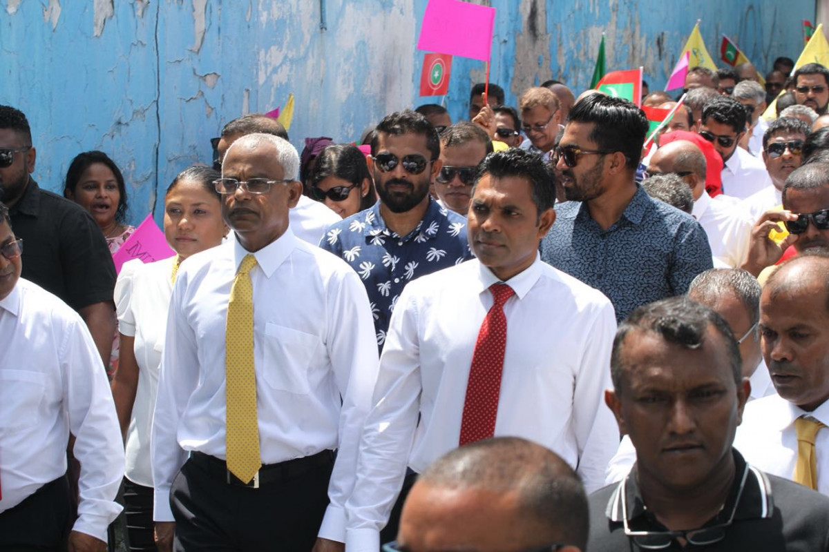 އިދިކޮޅު ކޯލިޝަންގެ ރިޔާސީ ކެންޑިޑޭޓް އަދި ރަނިންގމޭޓް އިންތިހާބުގައި ވާދަކުރެއްވުމަށް ފޯމް ހުށަހެޅުއްވުމަށް އިލެކްޝަންސް ކޮމިޝަނަށް ވަޑައިގަންނަވަނީ