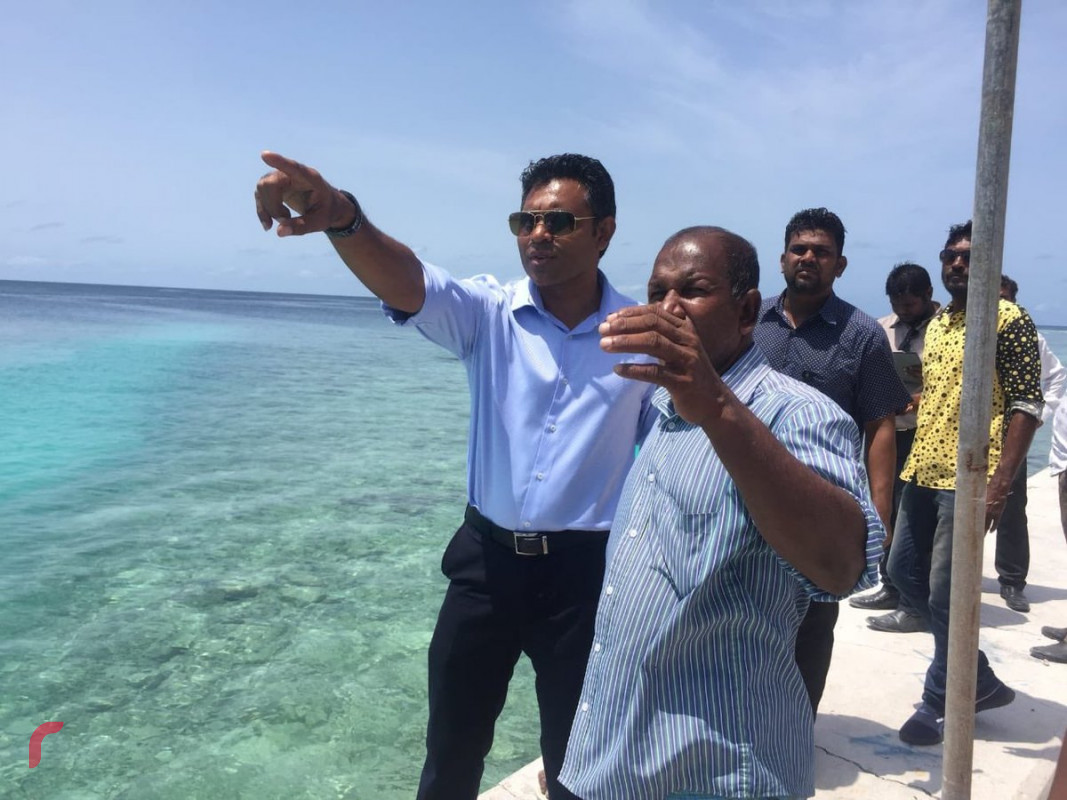 ގުޅިފައިވާ އިއްތިހާދުގެ ރަނިންގމޭޓް ފައިސަލް ނަސީމް އދ އަތޮޅަށް ކުރައްވަމުން ގެންދާވާ ދަތުރުފުޅުގެ ތެރެއުބް އދ މަހިބަދޫގައި.
