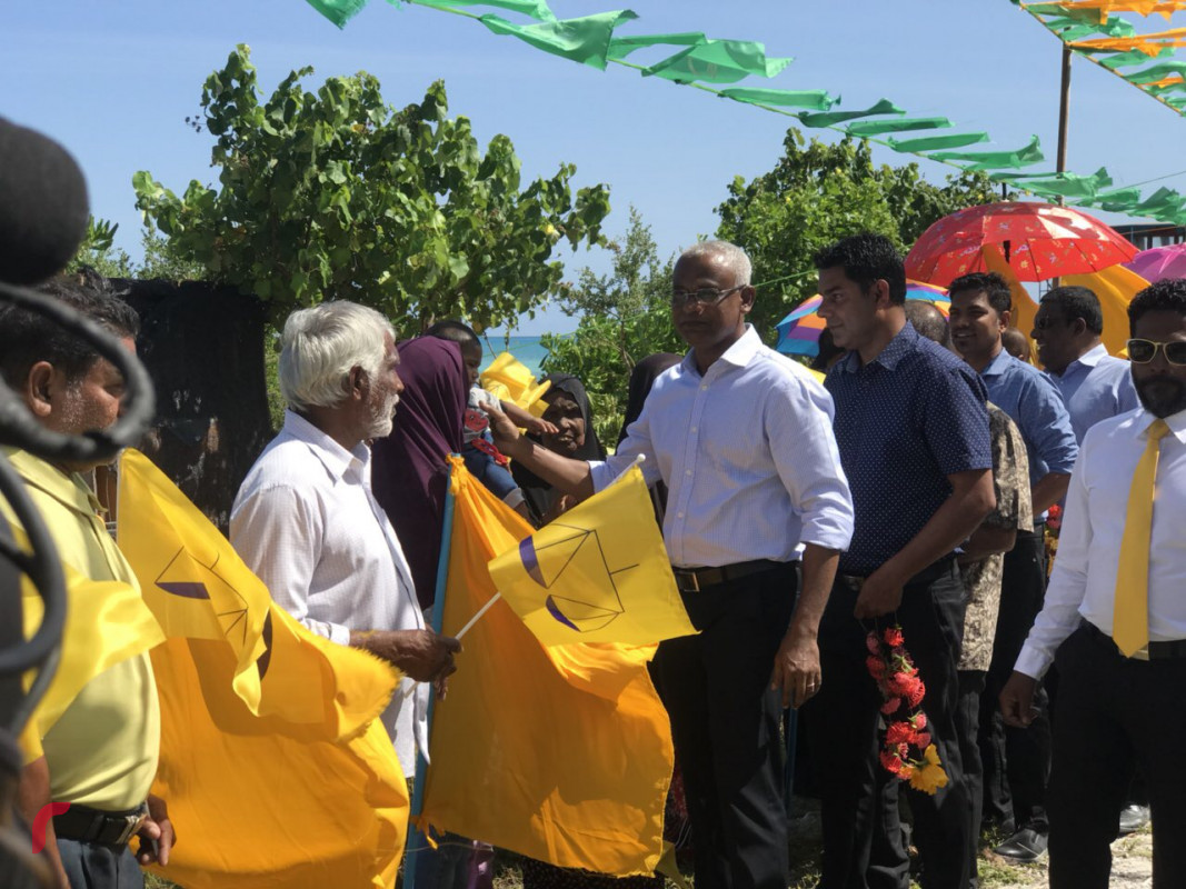 ރައީސް ސޯލިހް ކެޔޮދޫ އަށް ވަޑައިގަތުން