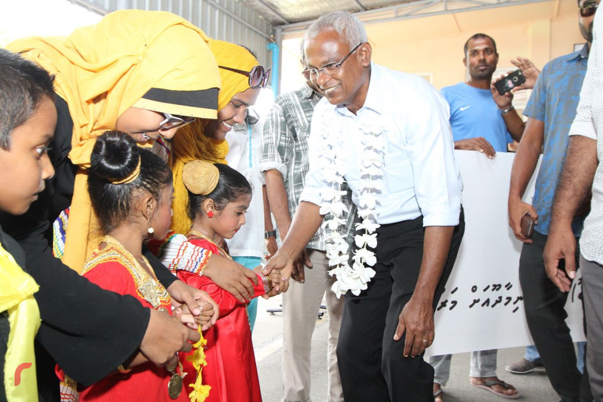 ހަނިމާދޫއަށް އިބޫ ވަޑައިގަތުމުން ހޫނު މަރުޙަބާއެއް އެރަށުގެ ރައްޔިތުން އެމަނިކުފާނަށް ވަނީ ދަންނަވާފައި