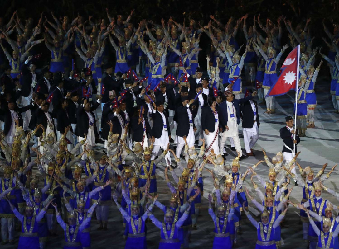 އޯގަސްޓް 18، 2018: އިންޑޮނީޝިއާ- އޯގަސްޓް 18 އިން ސެޕްޓެމްބަރު 2 އަށް އިންޑޮނީޝިއާގެ ޖަކާޓާ އަދި ޕެލެމްބަންގްގައި ކުރިއަށްދާ އޭޝިއަން ގޭމްސްގެ ހުޅުވުމުގެ ރަސްމިއްޔާތުގައި ނޭޕާލްގެ ޓީމް ބައިވެރިވަނީ، މި އަހަރުގެ އޭޝިއަން ގޭމްސްގައި 45 ގައުމުން 40 ތަފާތު ކުޅިވަރެއްގައި ބައިވެރިވާނެއެވެ.