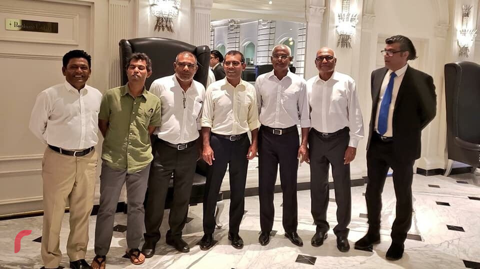 ރިޔާސީ ކެންޑިޑޭޓް އިބްރާހީމް މުހައްމަދު ސޯލިހަށް ރައީސް ނަޝީދު ލަންކާ އިން މަރުހަބާ ދަންނަވަނީ