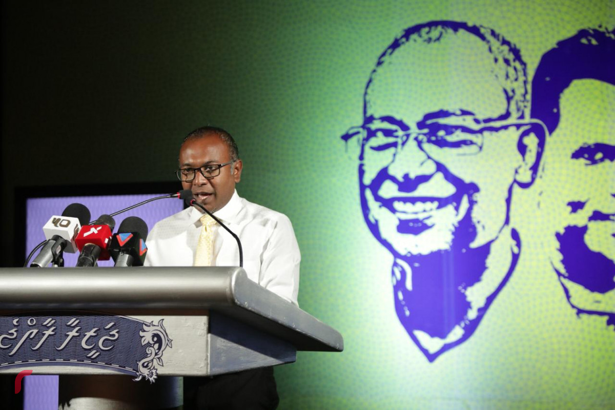 ސެޕްޓެމްބަރު 10، 2018: އެމްޑީޕީގެ ޗެއާޕާސަން ހަސަން ލަތީފް ވާހަކަ ދައްކަވަނީ