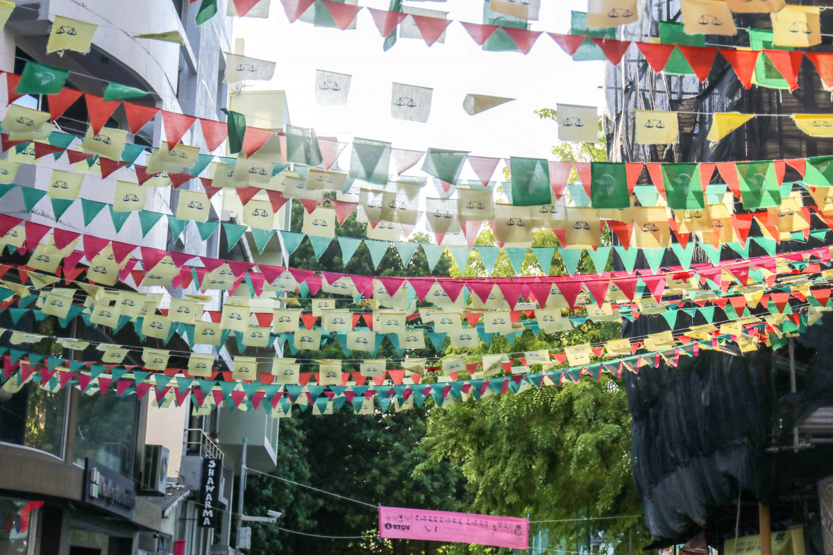 2018 ވަނަ އަހަރުގެ ރިޔާސީ އިންތިޚާބުގެ ކެމްޕެއިނަށް މާލޭގައި ދިދަފަތި ދަމާފައި