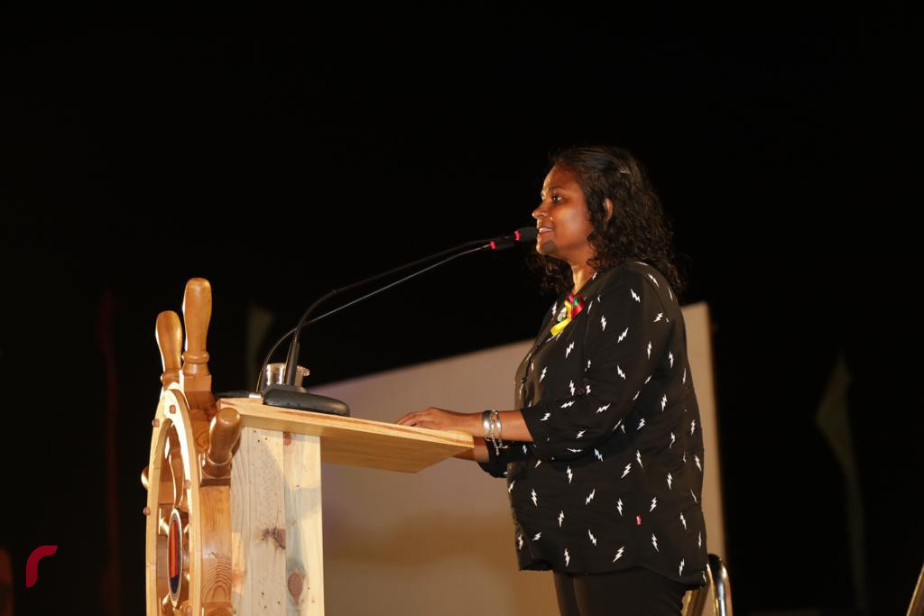 ސެޕްޓެމްބަރު 14، 2018:ގުޅިފައިވާ ޕާޓީތަކުން ޅ ހިންނަވަރުގައި ބޭއްވި ޖަލްސާގައި މައުމުން ރީފޯމް މޫވްމަންޓްގެ ފަަރާތުން ނާދިރާ ވާހަކަފުޅު ދައްކަވަނީ