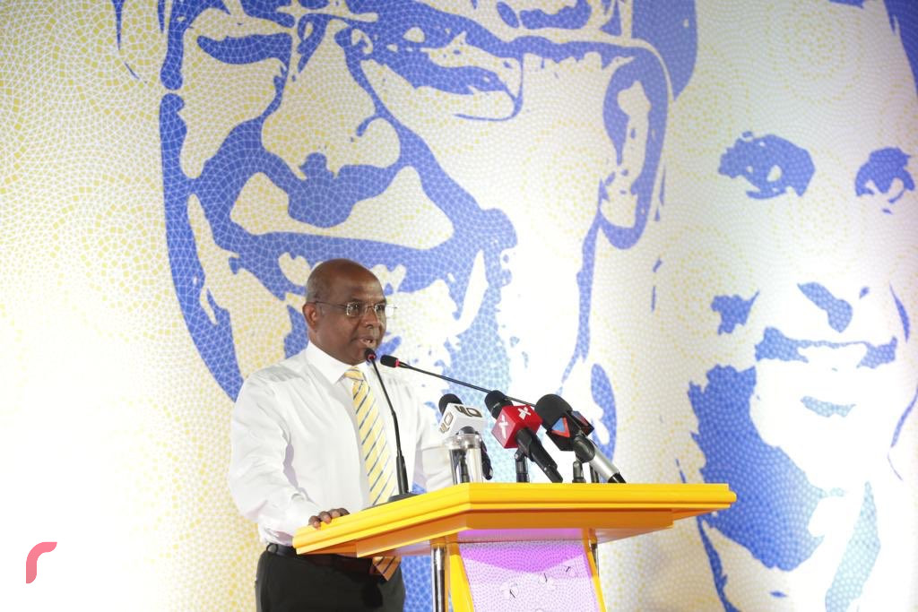 ކުޑަހުވަދޫގައި ބޭއްވި ޖަލްސާގައި ޢަބްދުﷲ ޝާހިދު ވާހަކަ ދައްކަވަނީ