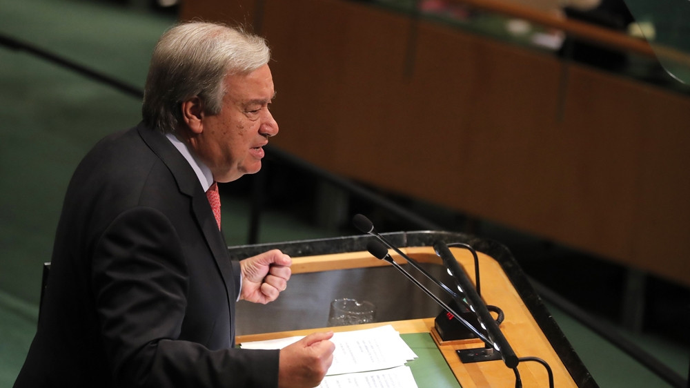 އދ ގެ ސެކެޓްރީ ޖެނެރަލް އެންޓޯނިއޯ ގުޓަރެސް