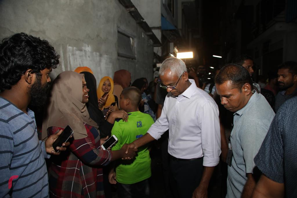 ސެޕްޓެމްބަރު 28، 2018 :2018 ވަނަ އަހަރުގެ ރިޔާސީ އިންތިހާބު ކާމިޔާބުކުރުމާއި ގުޅިގެންމާފަންނު ސަރަހައްދުގައި  އިންތިހާބީ ރައީސް އިބްރާހިމް މުހައްމަދު ސޯލިހުގެ ބައިވެރިވެ ވަޑައިގަންނަވަނީ