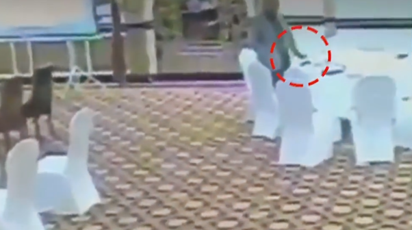 ޕާކިސްތާން ސަރުކާރުގެ އޮފިޝަލަކު ވަނީ މޭޒުމަތީގައި ބާއްވާފައި އޮތް އެ ވޮލެޓް އޭނާގެ ޖީބަށް ލާފައި