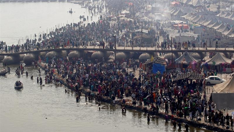 ގަންގާ ކޯރާއި ޖަމްނާ ކޯރު ގުޅެނީ އައްލާއާބާދު ނުވަތަ މިހާރުގެ ޕްރަޔަގްރާޖްއިން