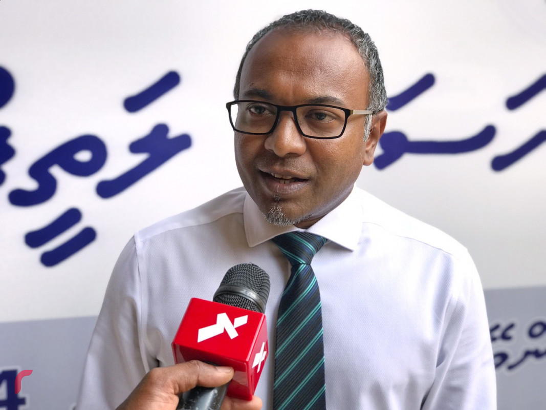 އެމްޑީޕީގެ ޗެއާޕާސަން ހަސަން ލަތީފް އިންޓަވިއު ދެއްވަނީ