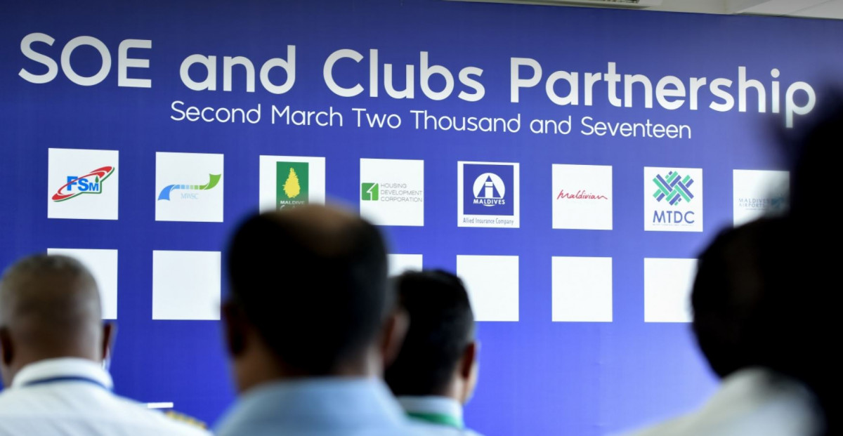 ކްލަބްތަކާ އެކު ކުންފުނިތަކުން އެއްބަސްވުމުގައި ސޮއިކުރަން ބޭއްވި ރަސްމިއްޔާތުގެ ތެރެއިން