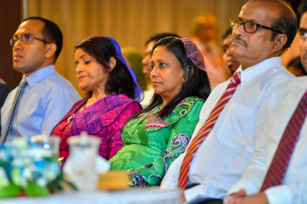 ސިއްޙަތަށް ރަނގަޅު ނޫން ބާވަތްތަކާމެދު ހޭލުންތެރިކުރުމަށް ކުރެވޭ ހޭދަ އިތުރުކުރުމުގެ ވަޢުދުގެ ދަށުން ހިންގުމަށް ހަމަޖެހިފައިވާ ޙަރަކާތްތައް އިފުތިތާޙުކުރުން -  -- ފޮޓޯ: ރައީސް އޮފީސް