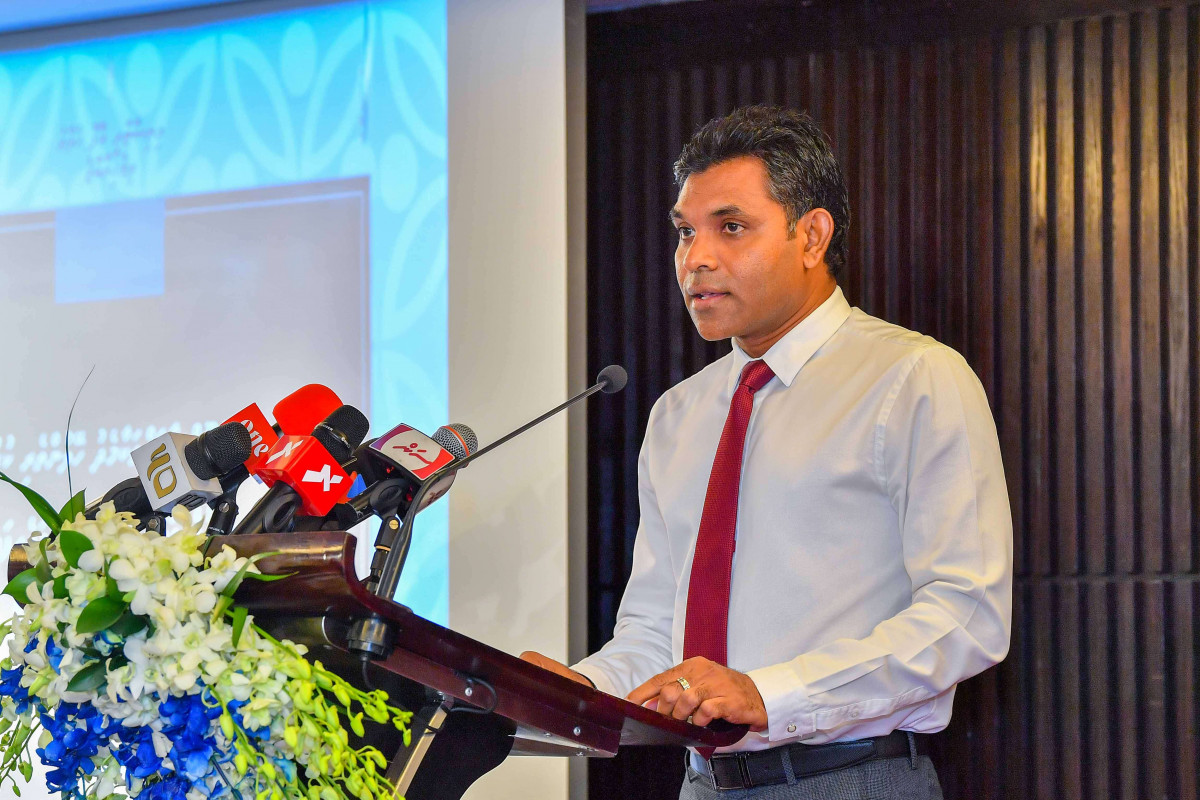 ސިއްޙަތަށް ރަނގަޅު ނޫން ބާވަތްތަކާމެދު ހޭލުންތެރިކުރުމަށް ކުރެވޭ ހޭދަ އިތުރުކުރުމުގެ ވަޢުދުގެ ދަށުން ހިންގުމަށް ހަމަޖެހިފައިވާ ޙަރަކާތްތައް އިފުތިތާޙުކުރުން - ފައިސަލް ވަނީ ބޮޑު ކަމެއް ދިމާވުމުގެ ކުރިން ރައްކާތެރިވުމުގެ މުހިންމުކަމާ ގުޅޭ ގޮތުން ވާހަކަ ދައްކަވައިފައި -- ފޮޓޯ: ރައީސް އޮފީސް