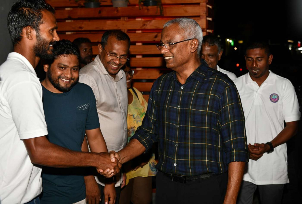 ރައީސުލްޖުމްހޫރިއްޔާ "ހަފުތާ ރެސް" ބައްލަވާލެއްވުން -  -- ފޮޓޯ: ރައީސް އޮފީސް