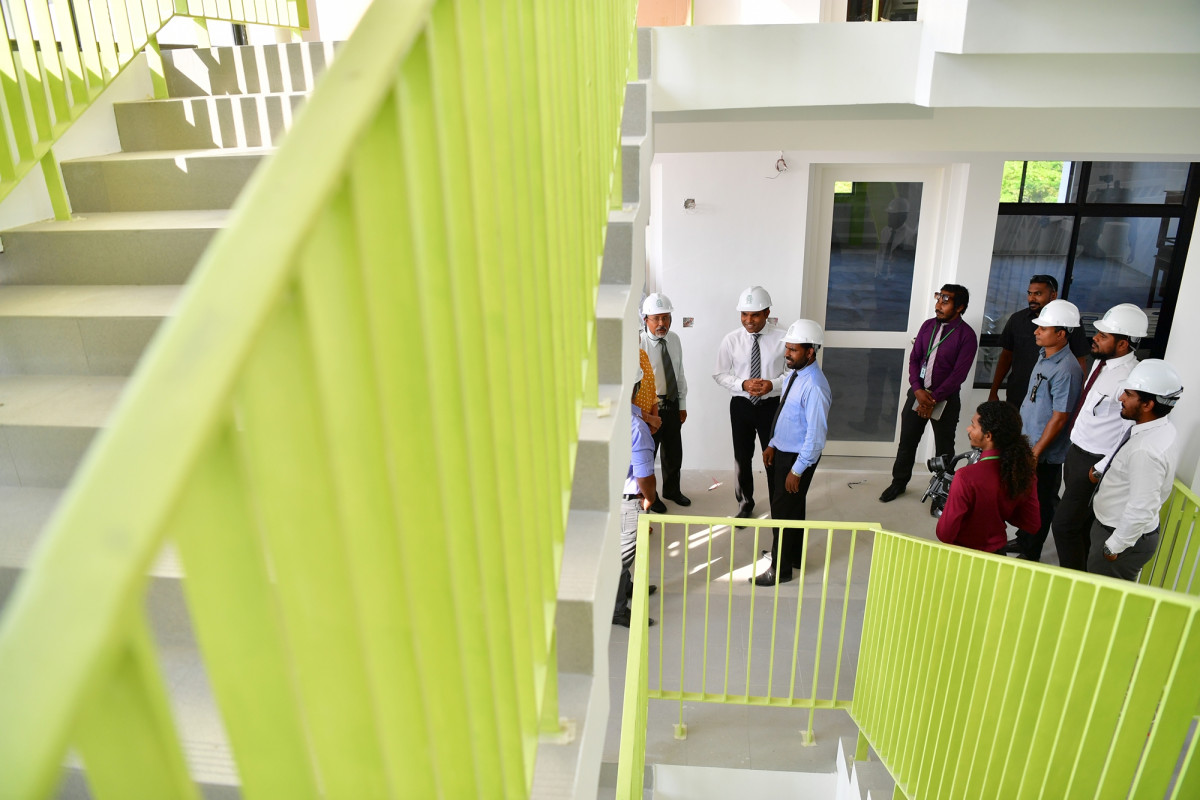 ސްކޫލުގައި ތިން ބްލޮކް ހަދާ އިރު 53 ކްލާސްރޫމް ހުންނާނެ -- ފޮޓޯ: ރައީސް އޮފީސް