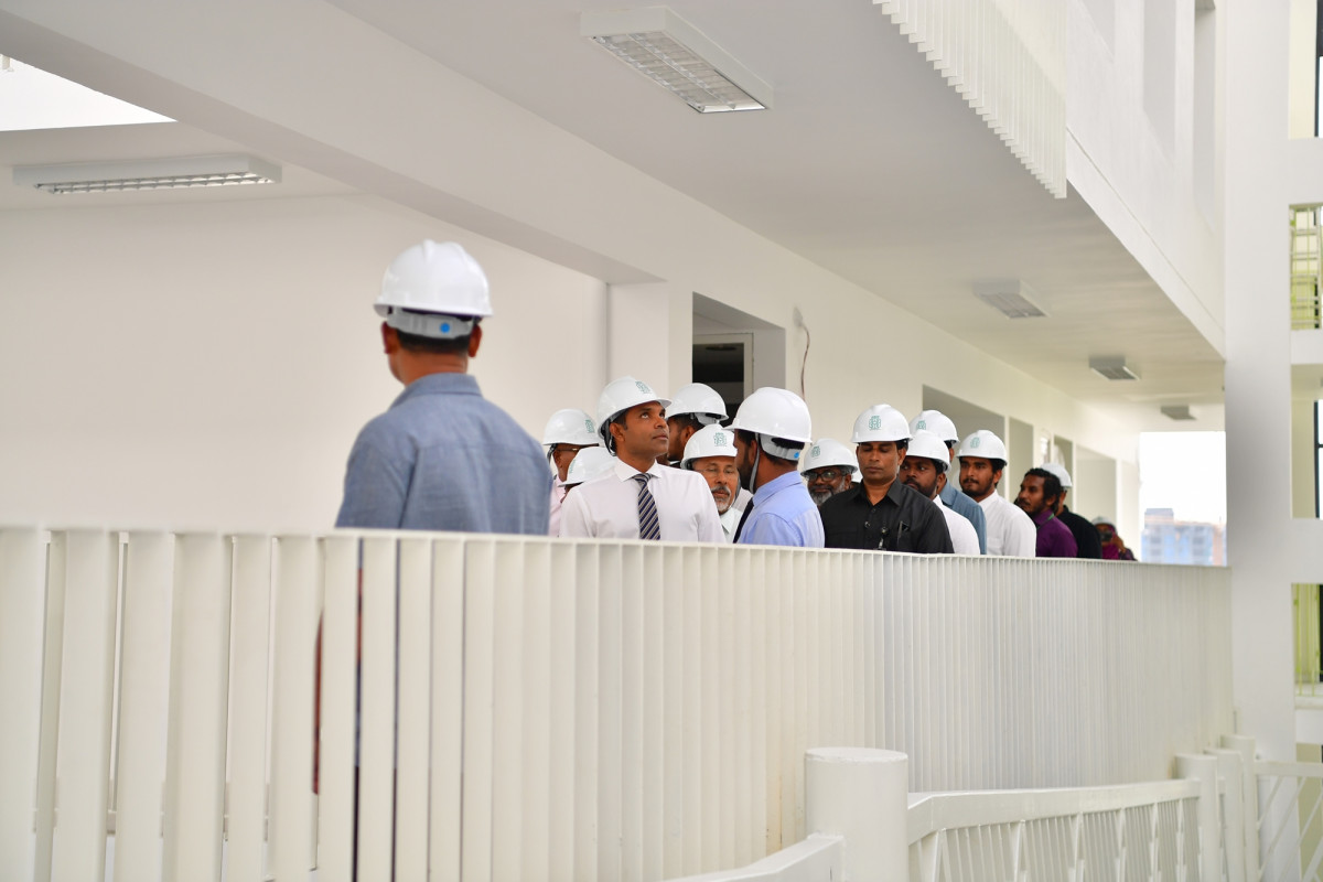 މިހާރު ސުކޫލްގައި ކުރިއަށްގެންދަނީ އެންމެ ފަހުގެ މަސައްކަތްތައް -- ފޮޓޯ: ރައީސް އޮފީސް