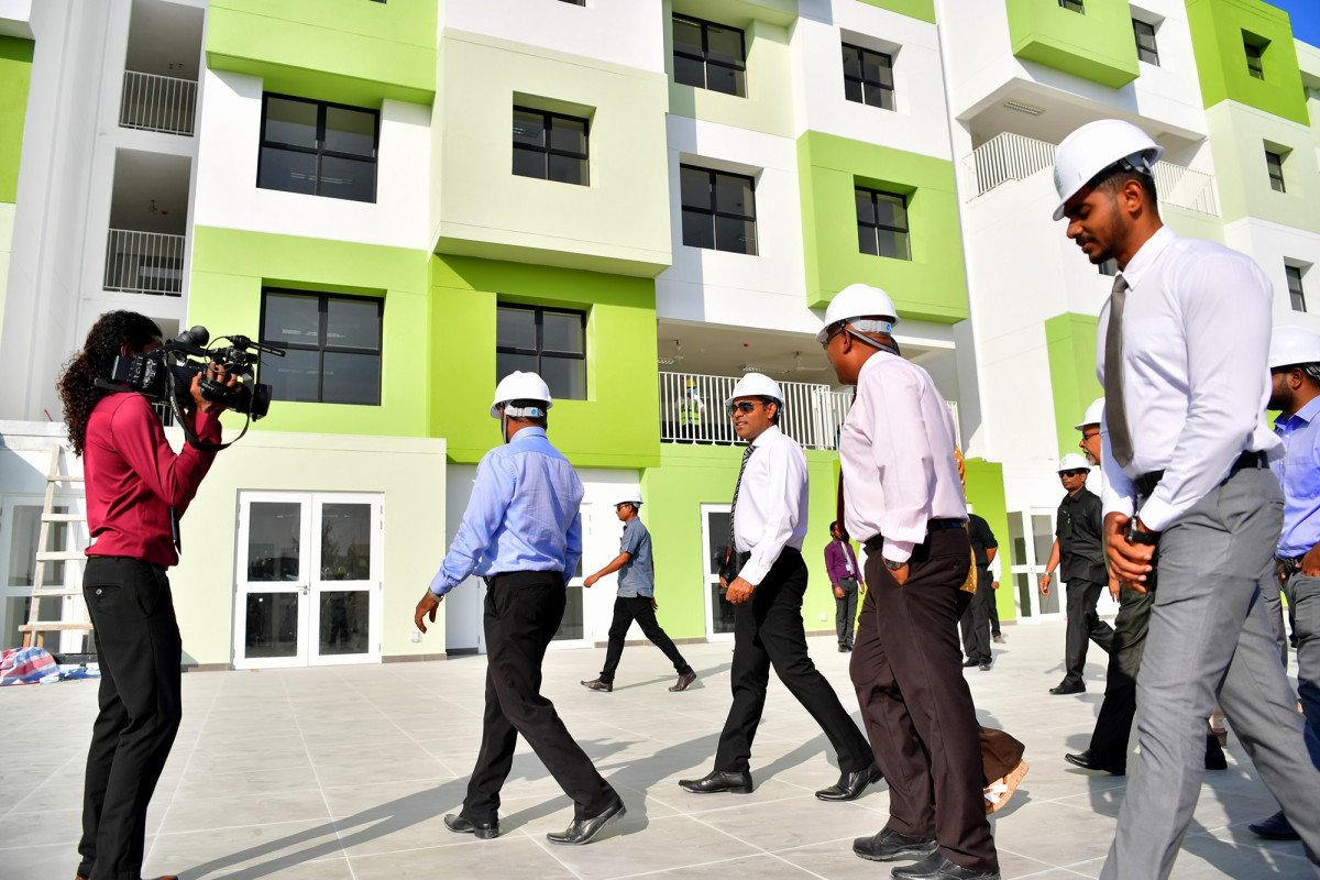 މި ސުކޫލް އިމާރަތްކޮށްފައިވަނީ ހުޅުމާލެ ނެއިބާހުޑަ 1 ގައި -- ފޮޓޯ: ރައީސް އޮފީސް