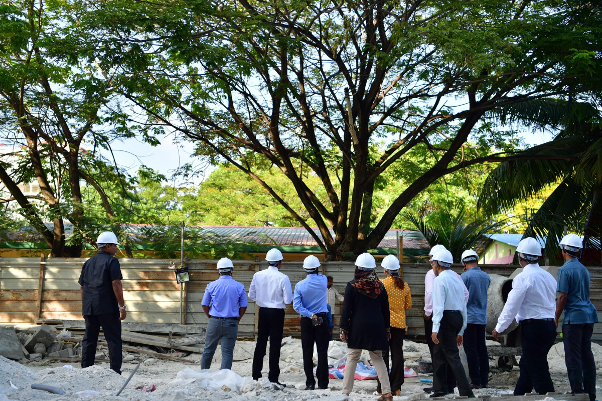 ސްކޫލްގައި ކިޔަވަން ބޭނުންވާ ދަރިވަރުންނަށް އެޑިއުކޭޝަން މިނިސްޓްރީ އަންނަނީ ޖާގަދެމުން -- ފޮޓޯ: ރައީސް އޮފީސް