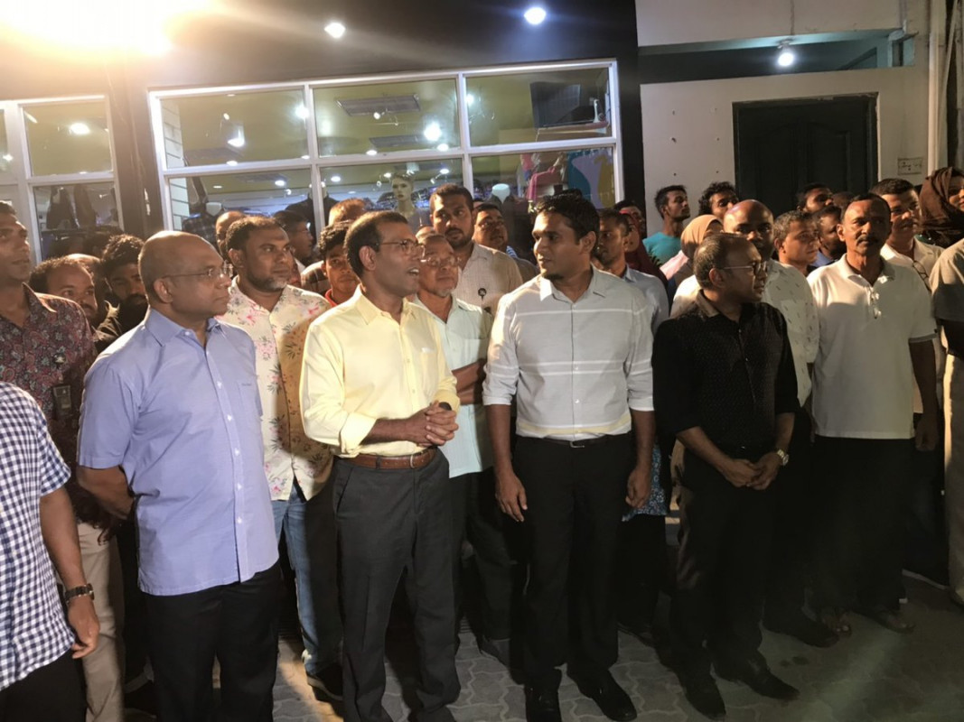 އިލްޔާސް ލަބީބުގެ ކެމްޕެއިން ލޯންޗު ކުރުމުގެ ހަފްލާގައި ރައީސް ނަޝީދު