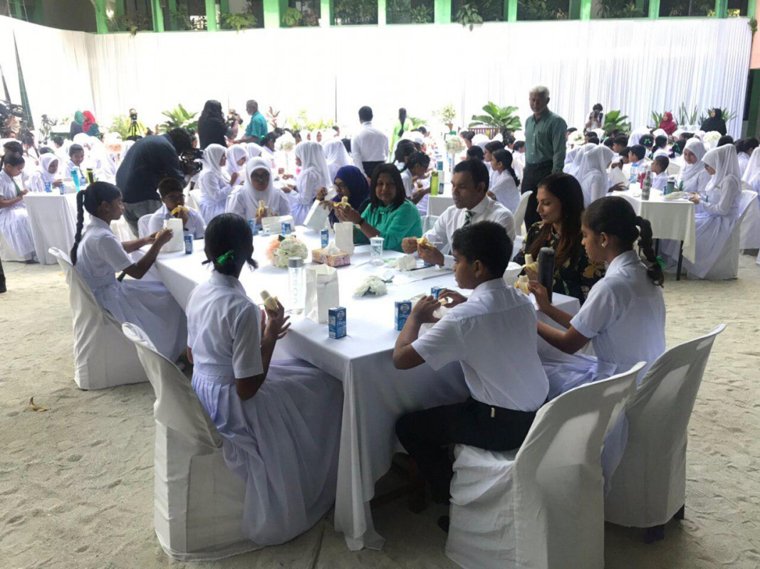 އަމީނިއްޔާ ސްކޫލްގައި ކުރިއަށް ދިޔަ ނާސްތާ ޕައިލެޓް ޕްރޮގްރާމް ފެށުމުގެ ރަސްމިއްޔާތުގެ ތެރެއިން