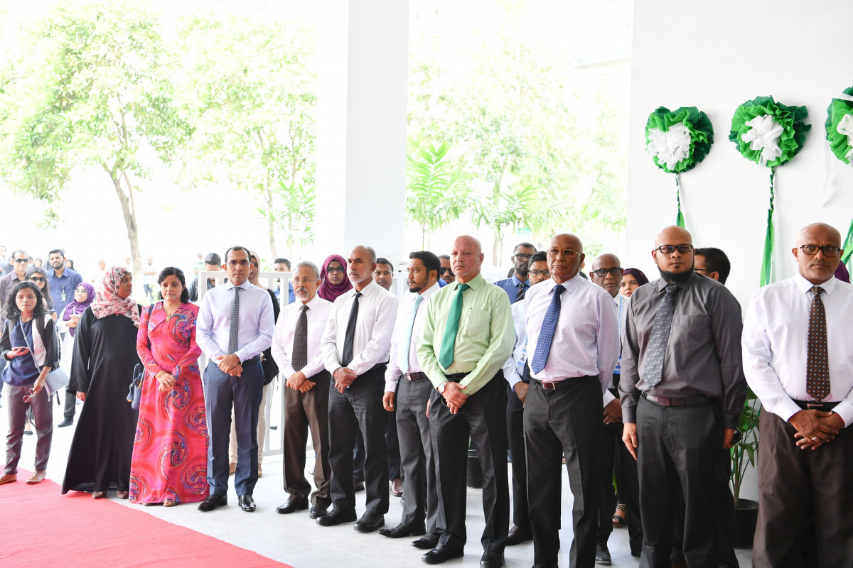 ޖެނުއަރީ 13، 2019: ހުޅުމާލޭގައި ހަދާފައިވާ ހުރަވީ ސްކޫލް ހުޅުވުމުގެ ރަސްމިއްޔާތުގެ ތެރެއިން