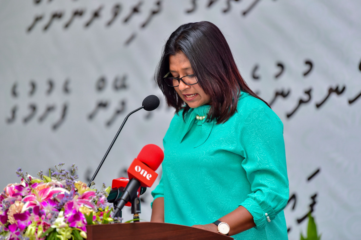 ޖެނުއަރީ 13، 2019: ސްކޫލް ދަރިވަރުންނަށް ހިލޭ ނާސްތާ ދިނުމުގެ ޕްރޮގްރާމް ފެށުމަށްޓަކައި އަމީނިއްޔާ ސްކޫލުގައި ބޭއްވި ރަސްމިއްޔާތުގެ ތެރެއިން