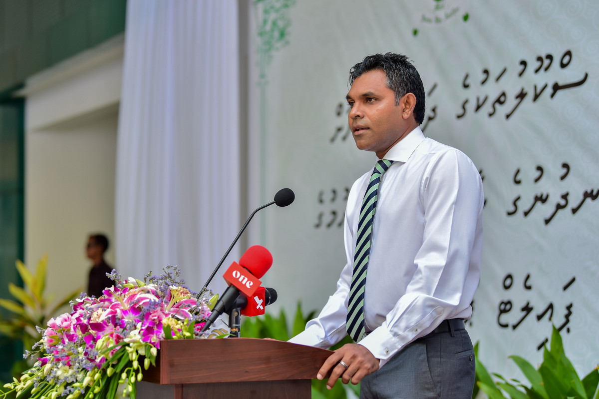 ޖެނުއަރީ 13، 2019: ސްކޫލް ދަރިވަރުންނަށް ހިލޭ ނާސްތާ ދިނުމުގެ ޕްރޮގްރާމް ފެށުމަށްޓަކައި އަމީނިއްޔާ ސްކޫލުގައި ބޭއްވި ރަސްމިއްޔާތުގެ ތެރެއިން