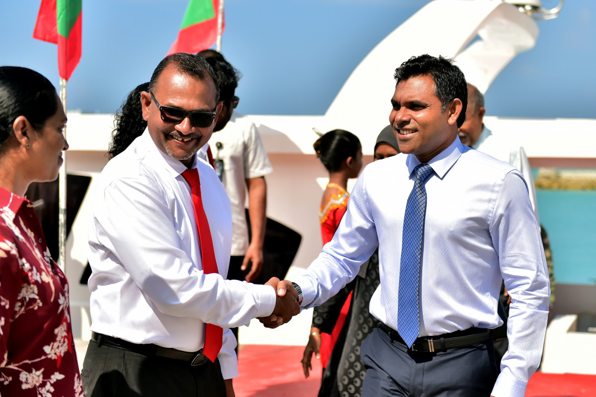 ރައީސުލްޖުމްހޫރިއްޔާގެ ނައިބު ފައިޞަލް ނަސީމް ހިންމަފުއްޓަށް ޒިޔާރަތްކުރެއްވުން -- ފޮޓޯ: ރައީސް އޮފީސް