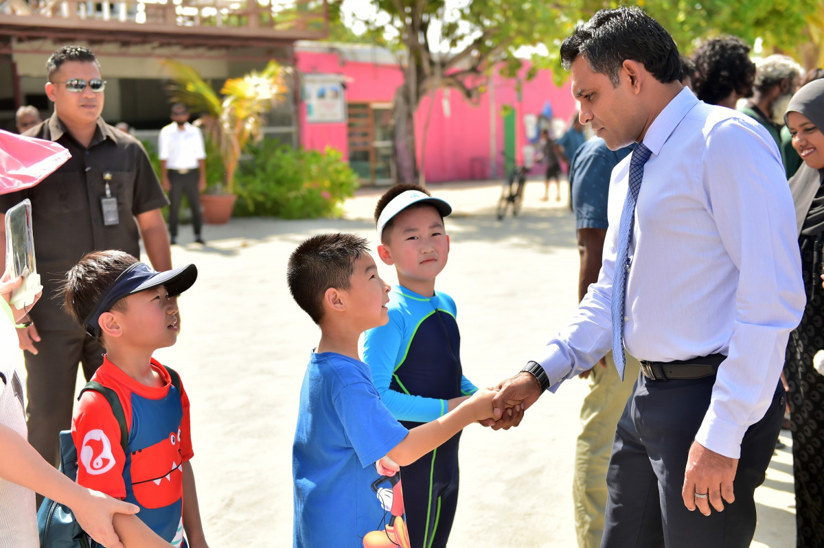 ރައީސުލްޖުމްހޫރިއްޔާގެ ނައިބު ފައިޞަލް ނަސީމް ހިންމަފުއްޓަށް ޒިޔާރަތްކުރެއްވުން -- ފޮޓޯ: ރައީސް އޮފީސް