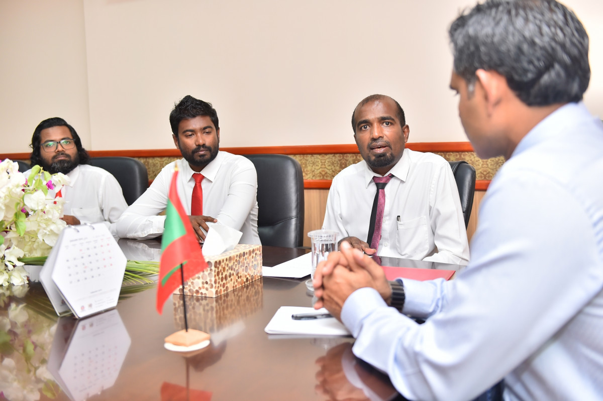 ރައީސުލްޖުމްހޫރިއްޔާގެ ނައިބު ފައިޞަލް ނަސީމް ހިންމަފުއްޓަށް ޒިޔާރަތްކުރެއްވުން -- ފޮޓޯ: ރައީސް އޮފީސް