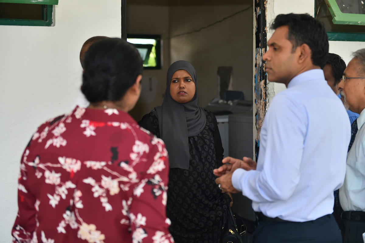 ރައީސުލްޖުމްހޫރިއްޔާގެ ނައިބު ފައިޞަލް ނަސީމް ހިންމަފުއްޓަށް ޒިޔާރަތްކުރެއްވުން -- ފޮޓޯ: ރައީސް އޮފީސް