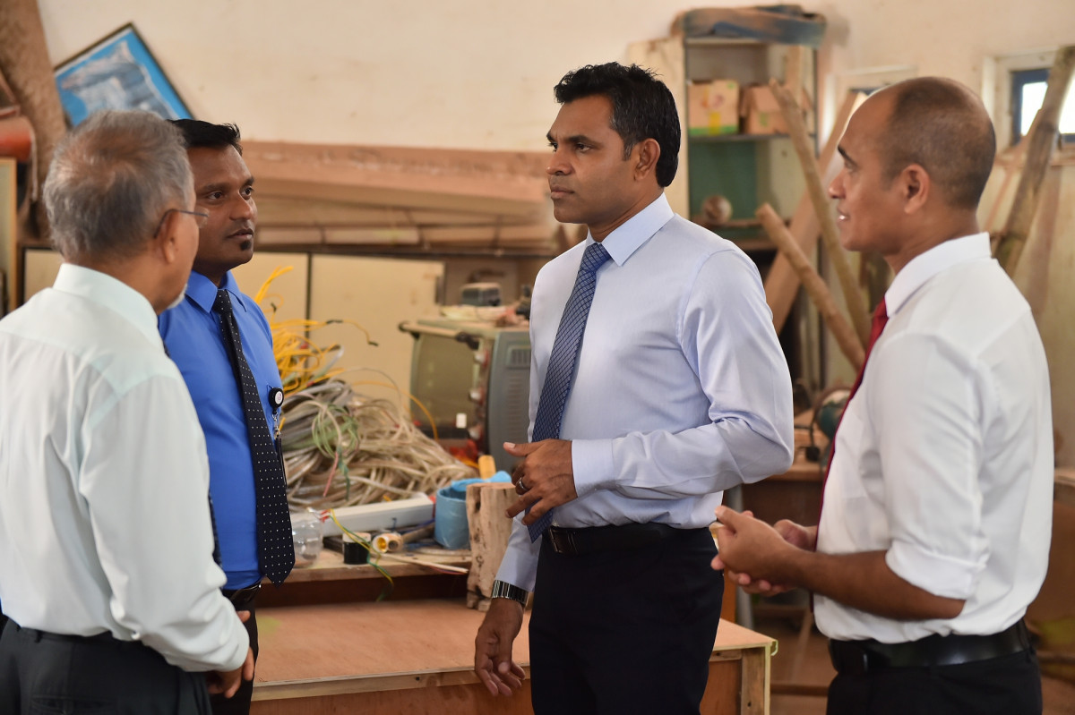 ރައީސުލްޖުމްހޫރިއްޔާގެ ނައިބު ފައިޞަލް ނަސީމް ހިންމަފުއްޓަށް ޒިޔާރަތްކުރެއްވުން -- ފޮޓޯ: ރައީސް އޮފީސް