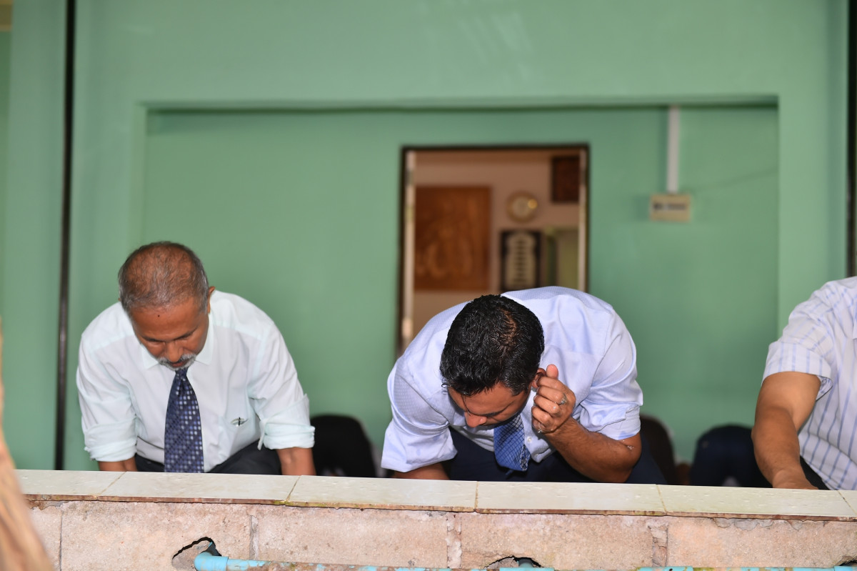 ރައީސުލްޖުމްހޫރިއްޔާގެ ނައިބު ފައިޞަލް ނަސީމް ހިންމަފުއްޓަށް ޒިޔާރަތްކުރެއްވުން -- ފޮޓޯ: ރައީސް އޮފީސް