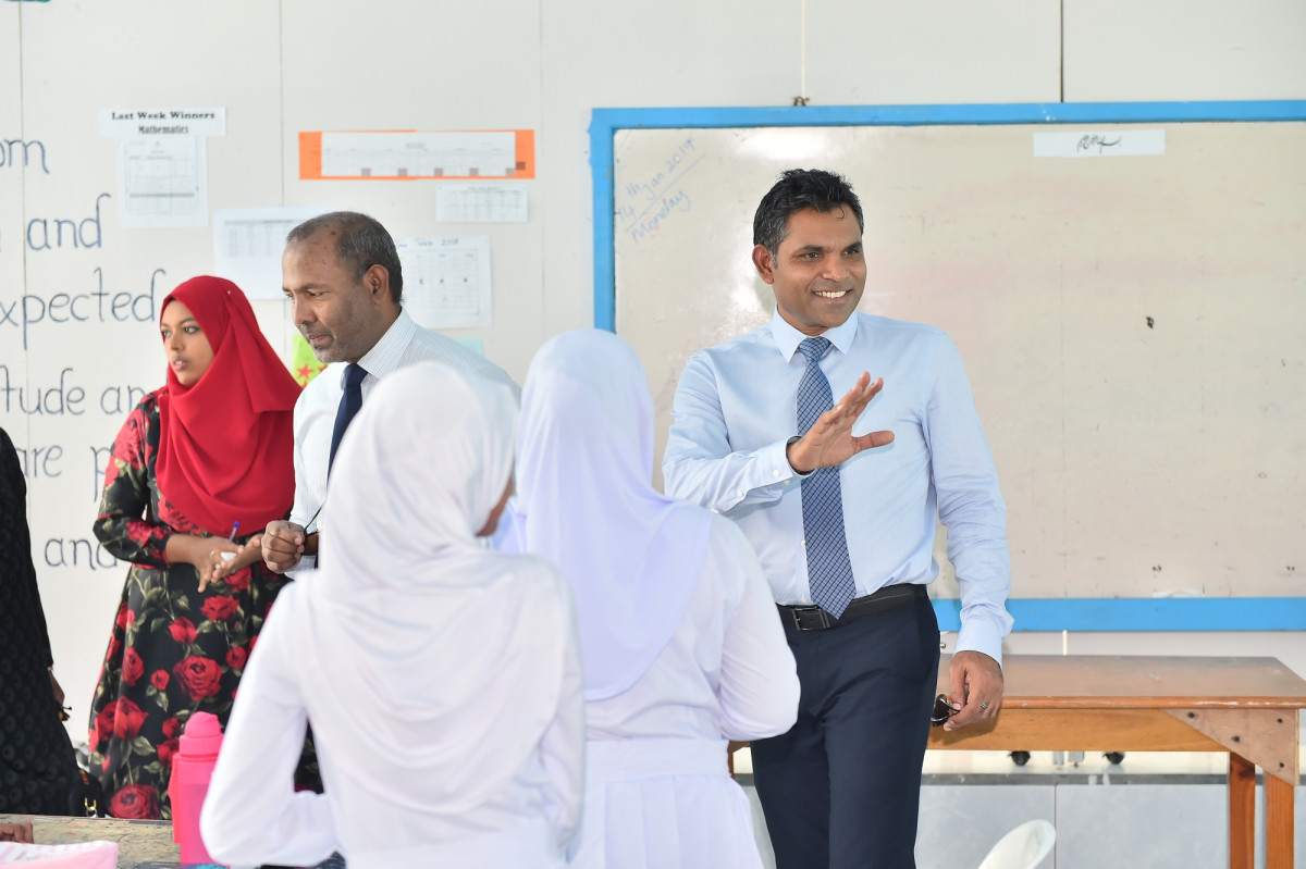 ރައީސުލްޖުމްހޫރިއްޔާގެ ނައިބު ފައިޞަލް ނަސީމް ހިންމަފުއްޓަށް ޒިޔާރަތްކުރެއްވުން -- ފޮޓޯ: ރައީސް އޮފީސް