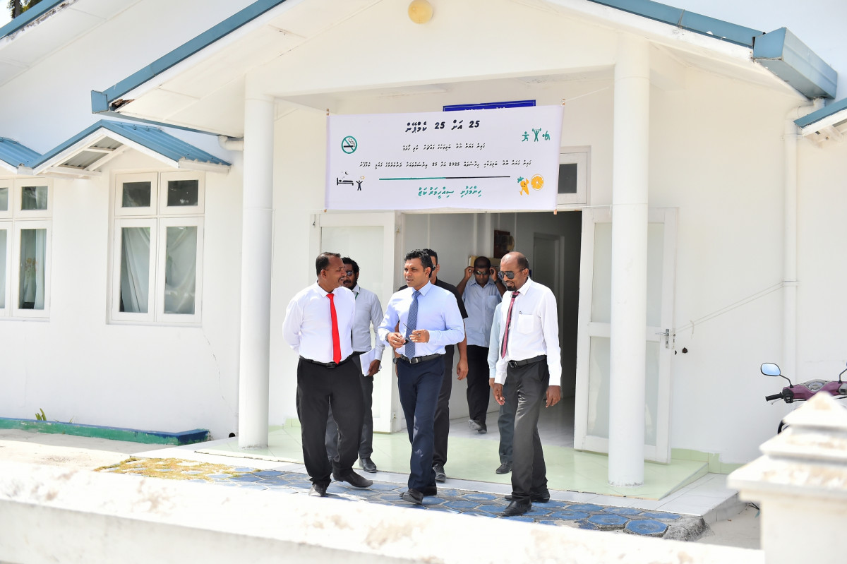 ރައީސުލްޖުމްހޫރިއްޔާގެ ނައިބު ފައިޞަލް ނަސީމް ހިންމަފުއްޓަށް ޒިޔާރަތްކުރެއްވުން -- ފޮޓޯ: ރައީސް އޮފީސް