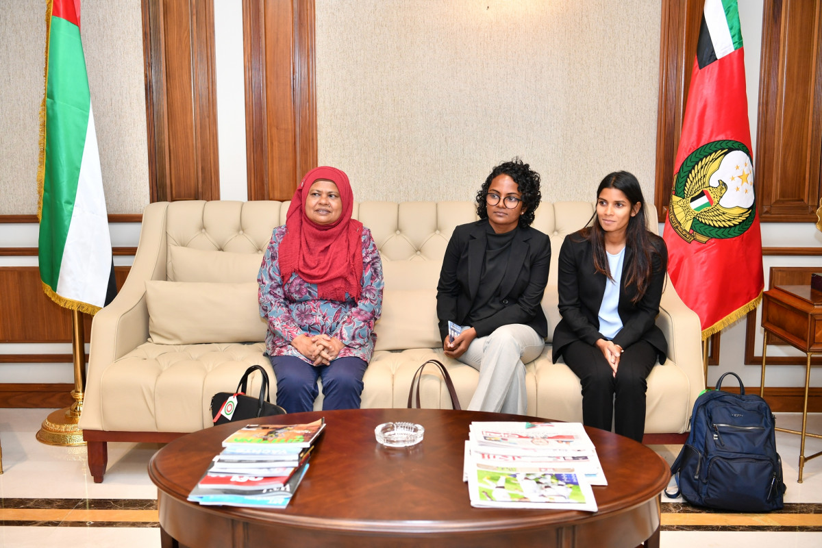 ރަސްމީ ދަތުރުފުޅެއްގައި ރައީސް ސޯލިހް ޔޫ.އޭ.އީއަށް ވަޑައިގެންނެވުން -- ފޮޓޯ: ރާއްޖެ.އެމްވީ