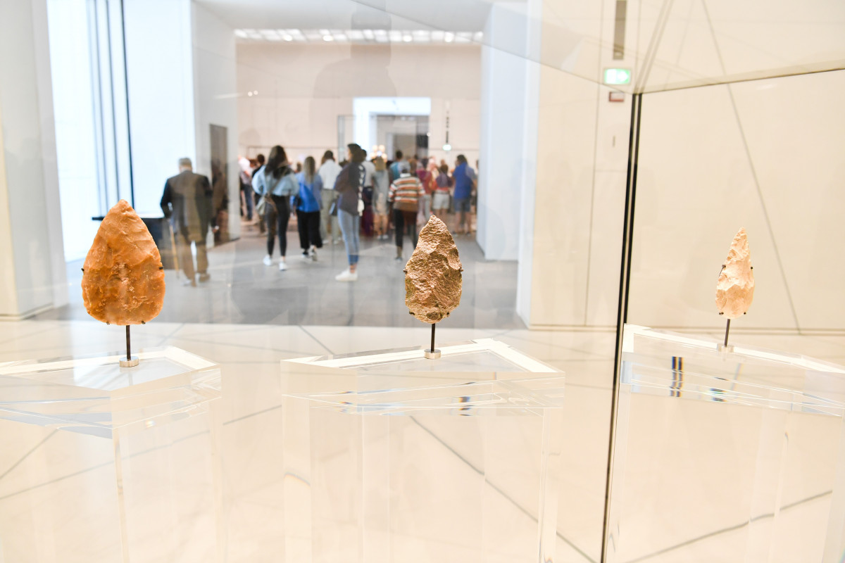 ރައީސުލްޖުމްހޫރިއްޔާ އަބޫދާބީގެ ލޫވްރ މިއުޒިއަމް ބައްލަވާލެއްވުން -- ފޮޓޯ: ރައީސް އޮފީސް