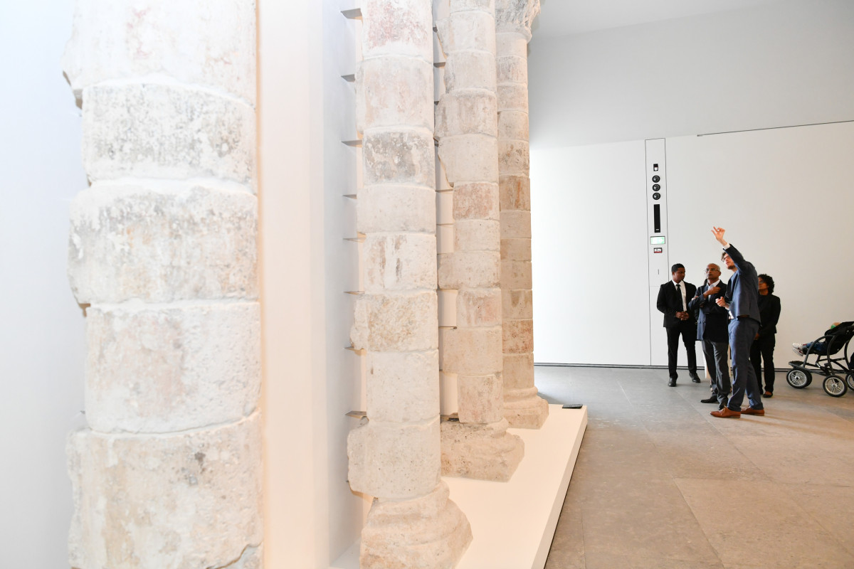 ރައީސުލްޖުމްހޫރިއްޔާ އަބޫދާބީގެ ލޫވްރ މިއުޒިއަމް ބައްލަވާލެއްވުން -- ފޮޓޯ: ރައީސް އޮފީސް