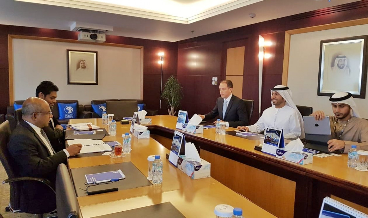 އަބޫދާބީގެ ގައުމީ ތެޔޮ ކުންފުނިން ރާއްޖޭގައި އިންވެސްޓްކުރުމާއިމެދު ބޭއްވުނު މަޝްވަރާ ބައްދަލުވުން