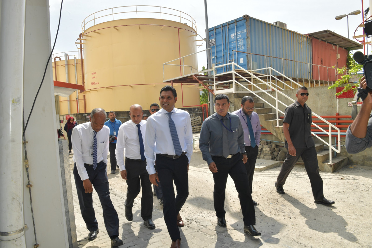 ސްޓެލްކޯގެ މަސައްކަތްތައް ކުރިއަށްދާގޮތް ރައީސުލްޖުމްހޫރިއްޔާގެ ނައިބު ބައްލަވާލެއްވުން -- ފޮޓޯ: ރައީސް އޮފީސް