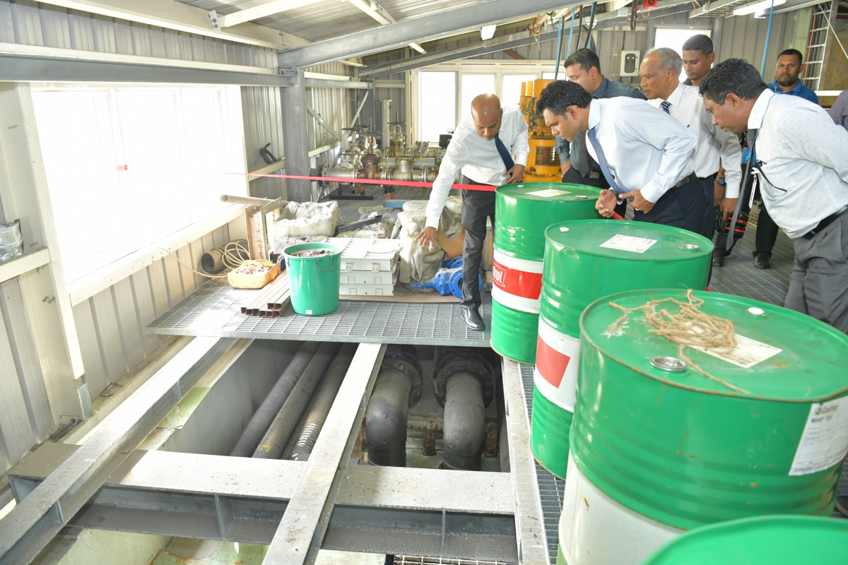 ސްޓެލްކޯގެ މަސައްކަތްތައް ކުރިއަށްދާގޮތް ރައީސުލްޖުމްހޫރިއްޔާގެ ނައިބު ބައްލަވާލެއްވުން -- ފޮޓޯ: ރައީސް އޮފީސް