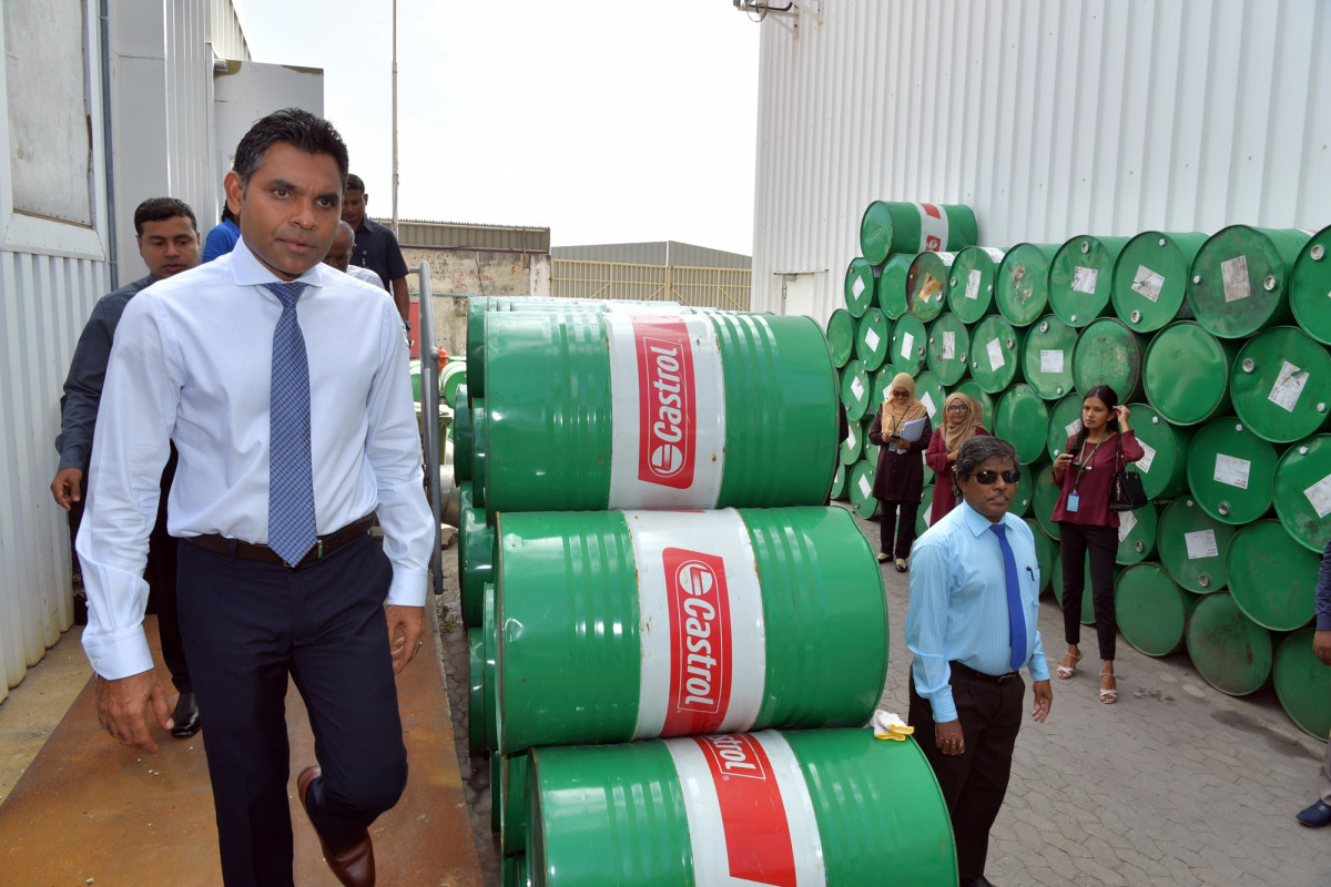 ސްޓެލްކޯގެ މަސައްކަތްތައް ކުރިއަށްދާގޮތް ރައީސުލްޖުމްހޫރިއްޔާގެ ނައިބު ބައްލަވާލެއްވުން -- ފޮޓޯ: ރައީސް އޮފީސް