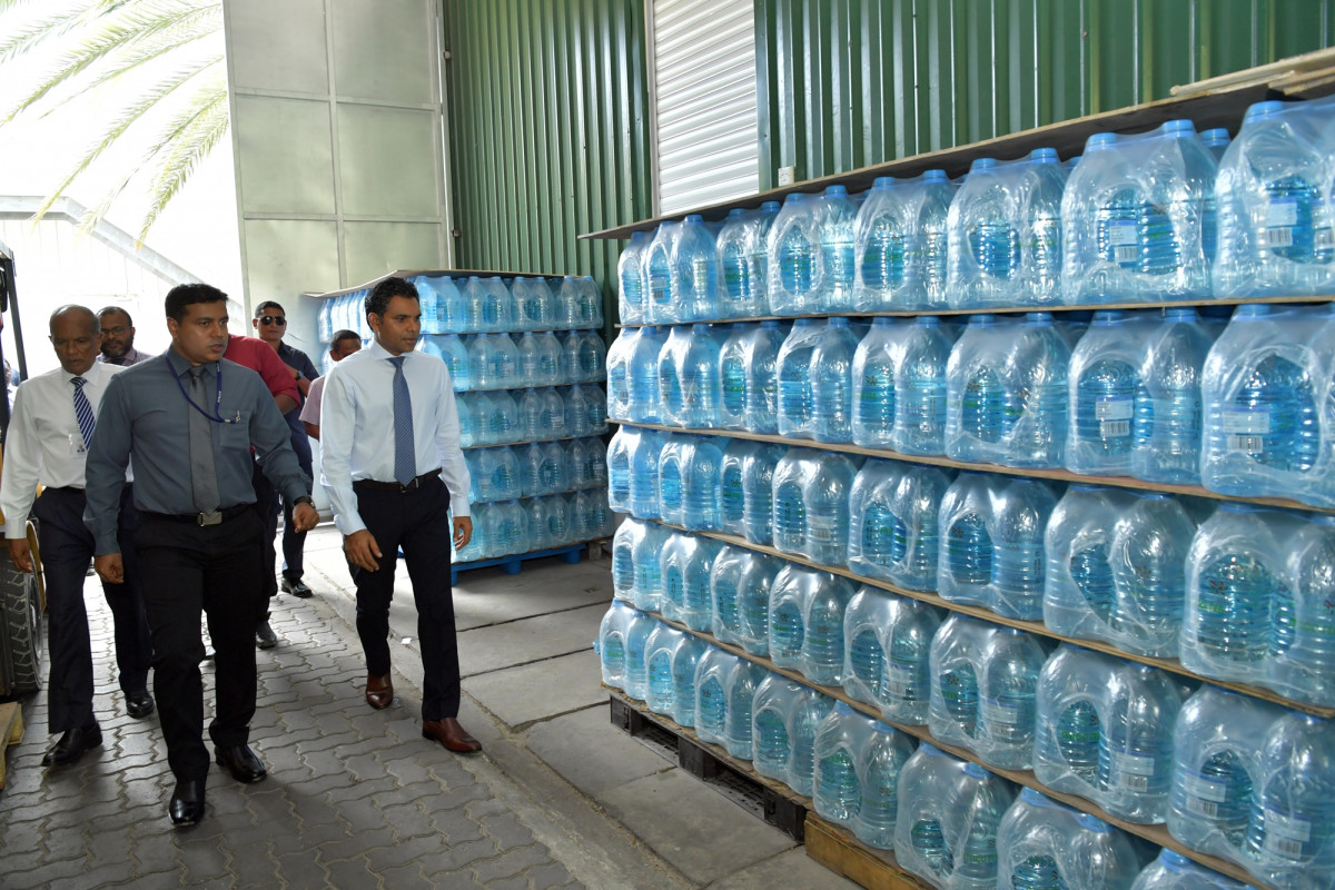 ސްޓެލްކޯގެ މަސައްކަތްތައް ކުރިއަށްދާގޮތް ރައީސުލްޖުމްހޫރިއްޔާގެ ނައިބު ބައްލަވާލެއްވުން -- ފޮޓޯ: ރައީސް އޮފީސް