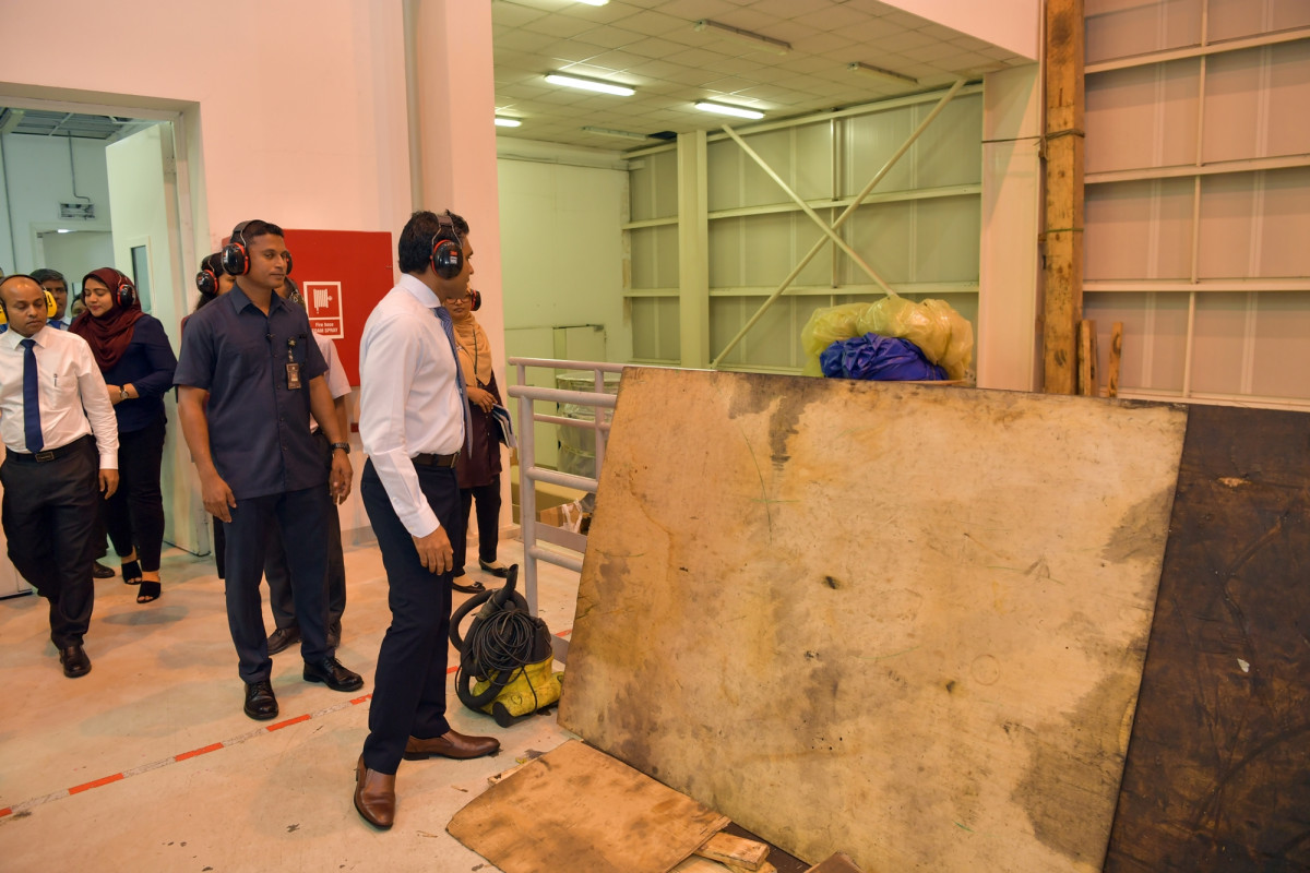 ސްޓެލްކޯގެ މަސައްކަތްތައް ކުރިއަށްދާގޮތް ރައީސުލްޖުމްހޫރިއްޔާގެ ނައިބު ބައްލަވާލެއްވުން -- ފޮޓޯ: ރައީސް އޮފީސް