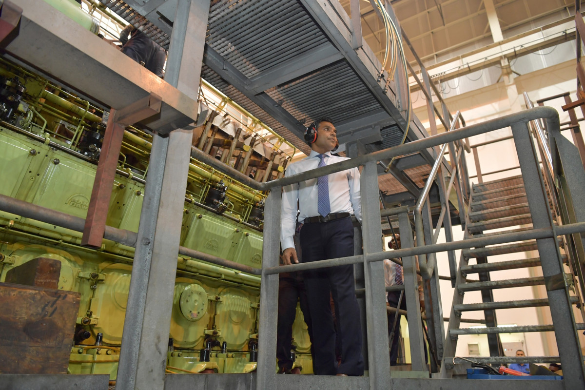 ސްޓެލްކޯގެ މަސައްކަތްތައް ކުރިއަށްދާގޮތް ރައީސުލްޖުމްހޫރިއްޔާގެ ނައިބު ބައްލަވާލެއްވުން -- ފޮޓޯ: ރައީސް އޮފީސް