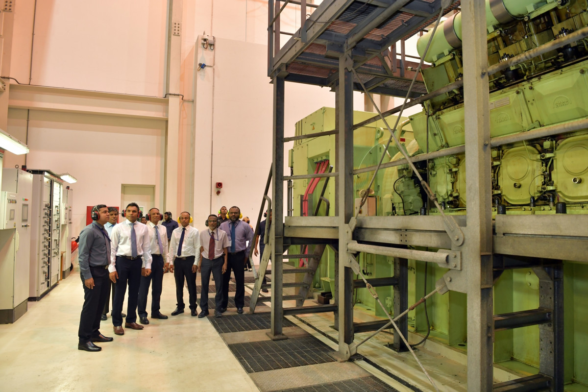 ސްޓެލްކޯގެ މަސައްކަތްތައް ކުރިއަށްދާގޮތް ރައީސުލްޖުމްހޫރިއްޔާގެ ނައިބު ބައްލަވާލެއްވުން -- ފޮޓޯ: ރައީސް އޮފީސް