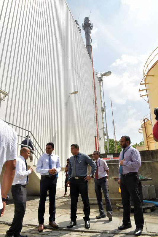 ސްޓެލްކޯގެ މަސައްކަތްތައް ކުރިއަށްދާގޮތް ރައީސުލްޖުމްހޫރިއްޔާގެ ނައިބު ބައްލަވާލެއްވުން -- ފޮޓޯ: ރައީސް އޮފީސް