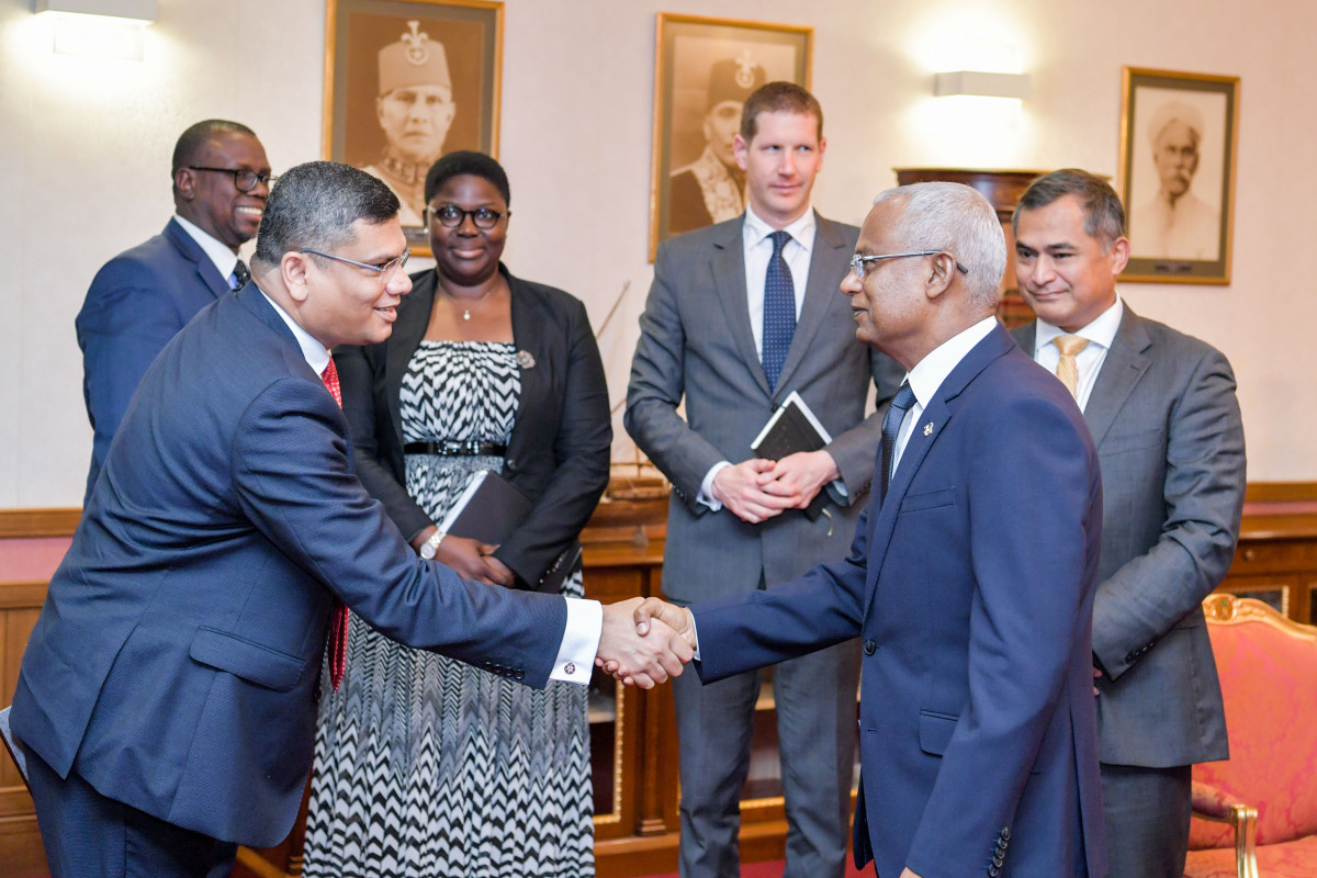 ކޮމަންވެލްތު ސެކްރެޓޭރިއޭޓްގެ ވަފްދާ ރައީސް ބައްދަލުކުރައްވަނީ