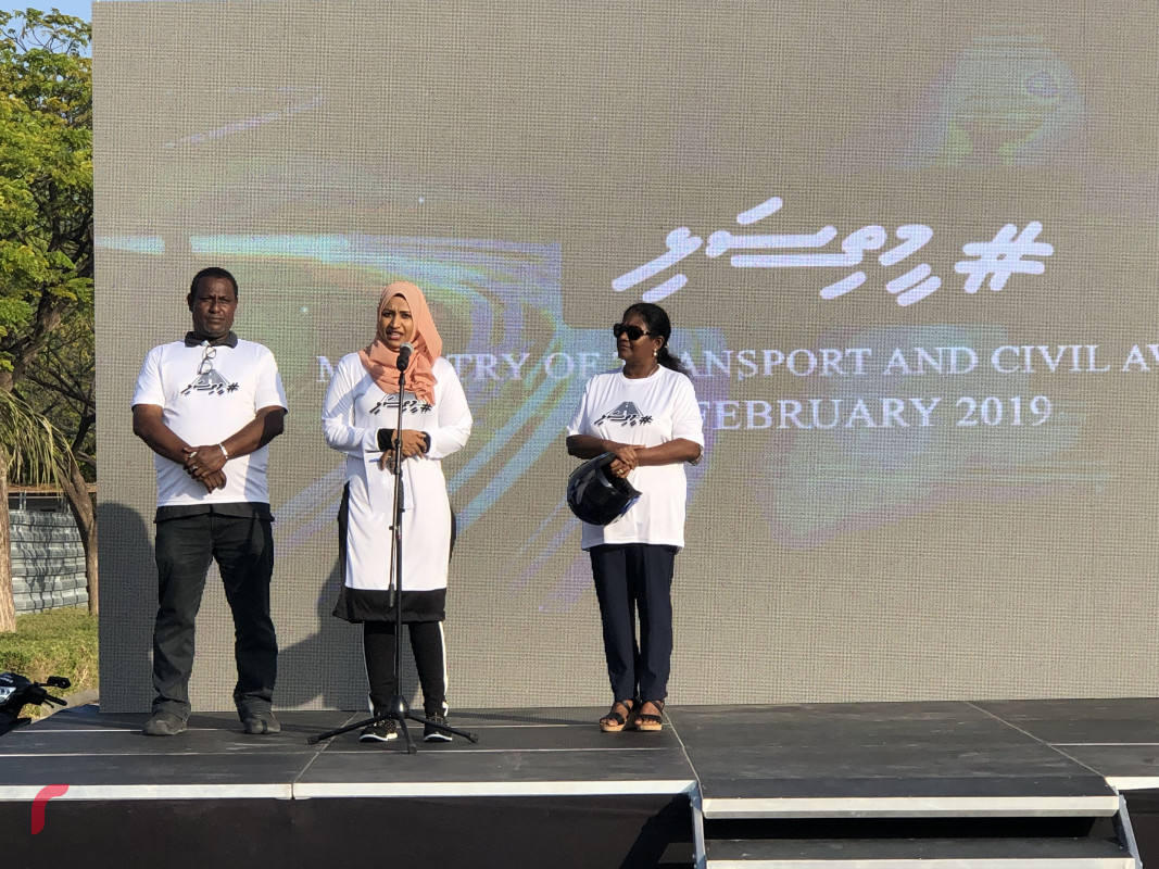 ސައިކަލު ބުރި ނިންމާލުމަށް ފަހު މިނިސްޓަރ ނަހުލާ ވާހަކަ ދައްކަވަނީ